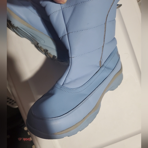 Lands' End womens Light Blue Snow Boots Size 6M - Picture 15 of 16